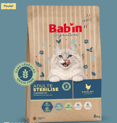 Chat Adulte Stérilisé Sans Céréales - Poulet