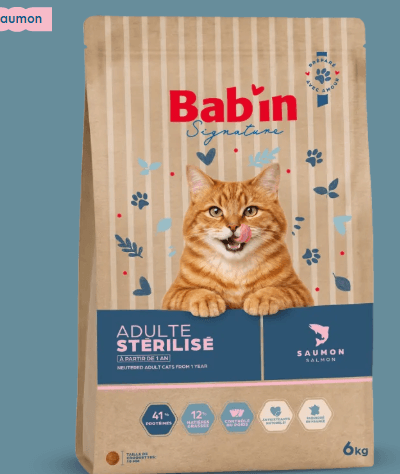 Chat Adulte Stérilisé  - Saumon