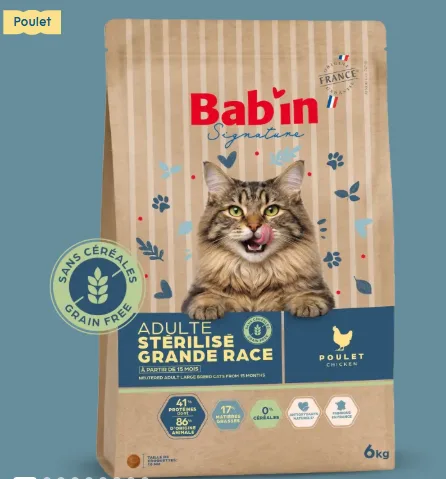 Chat Adulte Grande Race - Sans Céréales