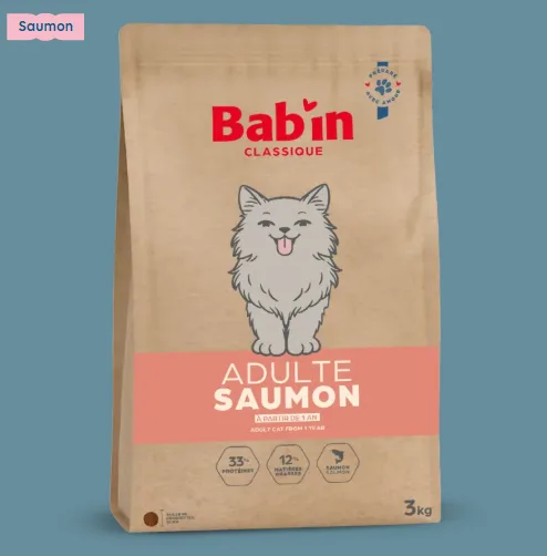 Chat Adulte Classique - Saumon